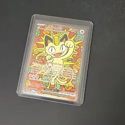 Pokemon Meowth ex Full Art Holo SIR 121/088 Perfect Order Set - Image 4
