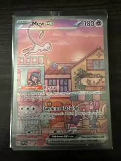 Mew ex SVP 053 Pokemon TCG Scarlet Violet 151 Black Star Promo Full Art SEALED - Image 2