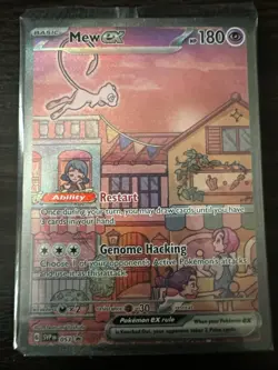 Mew ex SVP 053 Pokemon TCG Scarlet Violet 151 Black Star Promo Full Art SEALED - Image 3