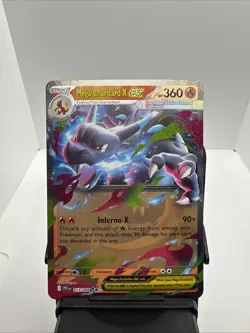 Mega Charizard x EX 013/094 Me02: Phantasmal Flames Holo Pokemon NM - Image 1