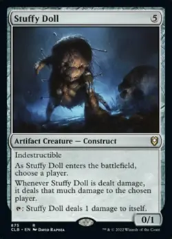 1x (875) Stuffy Doll - COMMANDER DECK REPRINT MTG Commander Legends: Battle for - Image 1