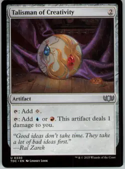 Talisman of Creativity U Commander: Tarkir: Dragonstorm 330 Near Mint - Image 1