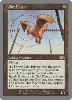 Clay Pigeon 1x MtG Unglued SP/NM - Image 1