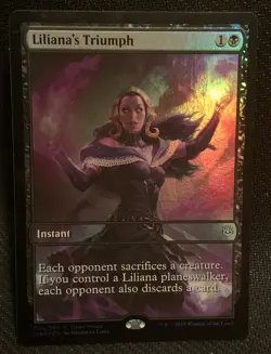 MTG - 1x Liliana’s Triumph - Foil Promo - War of the Spark NM - Image 1