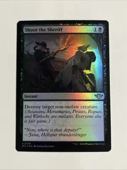 Shoot the Sheriff Outlaws of Thunder Junction Foil - Image 1