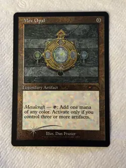Mox Opal (Retro Frame) (Foil Etched) Secret Lair Drop Foil - Dan Frazier Art - Image 1