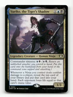 Yuriko, the Tiger's Shadow Commander Masters #364 Rare - Image 1
