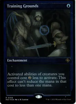 MTG: MoM: The Aftermath: Foil Etched Training Grounds: Lightly Played Condition - Image 1