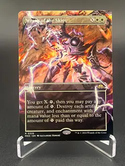 Wrath of the Skies (Borderless, Regular, #325, NM) Modern Horizons 3 (MH3), MTG - Image 1
