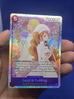 One Piece Extra Booster Anime 25th Collection Sanji & Pudding EB02-035 SR NM - Image 2