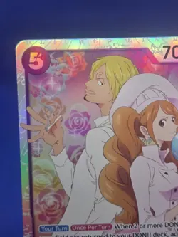 One Piece Extra Booster Anime 25th Collection Sanji & Pudding EB02-035 SR NM - Image 3