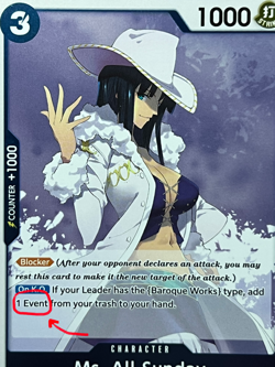 Ms. All Sunday OP01-079 Romance Dawn Pre Errata/1st Edition Foil One Piece - Image 1