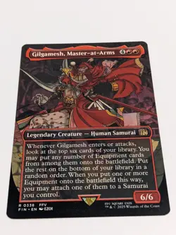 Gilgamesh, Master-at-Arms (Borderless) - Rare 0338 - Final Fantasy MTG (NM) - Image 1
