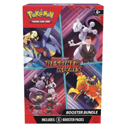 Pokemon TCG Scarlet & Violet Destined Rivals Booster Bundle – 6 Sealed Booster - Image 1
