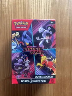 Pokemon TCG Destined Rivals Booster Bundle (6 Packs) New and Sealed - Image 1