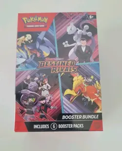 Pokemon TCG Scarlet & Violet Destined Rivals Booster Bundle Sealed 6 Packs 2025 - Image 1
