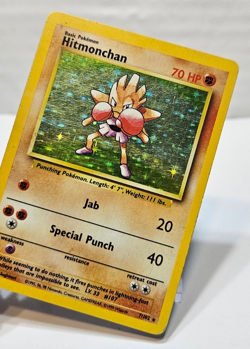 Hitmonchan 7/102 Holo Rare Base Set Unlimited Pokemon 769 - Image 4