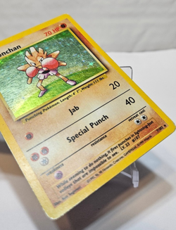 Hitmonchan 7/102 Holo Rare Base Set Unlimited Pokemon 769 - Image 5