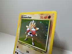 Pokemon TCG Hitmonchan Base Set Holo Unlimited Rare Card 7/102 LP - Image 3