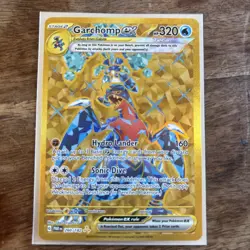Garchomp ex 260/182 Gold Hyper Rare Paradox Rift NM Pokemon Card - Image 1