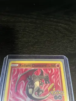 Radiant Charizard 011/078 Pokemon GO Ultra Rare Holo Set Shiny Pokemon Card TCG - Image 2