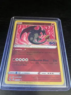 Radiant Charizard 011/078 Pokemon GO Ultra Rare Holo Set Shiny Pokemon Card TCG - Image 3