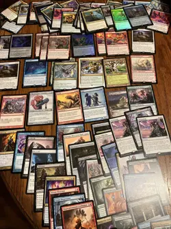 Magic The Gathering Bulk Cards Lot 100+ Rares Mixed Sets ONLY RARES - Image 1