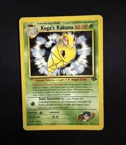Koga's Kakuna 47/132 Gym Challenge Pokemon Card - Image 1