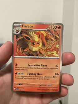 Flareon (Cosmos Holo) Promo Normal SV: Scarlet & Violet Promo Cards SVP167 NM - Image 1