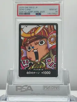 PSA 10 DON!! CARD Tony Tony Chopper 2025 ONE PIECE CARD JP V JUMP-APR&MAY Promo - Image 3