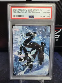 Spectacular Spider-Man (52/54) Art Series NM (Art Card) [MTG] PSA 8 NM - Image 2