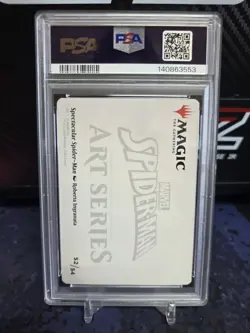 Spectacular Spider-Man (52/54) Art Series NM (Art Card) [MTG] PSA 8 NM - Image 3