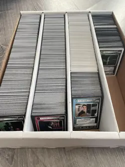 Star Trek CCG Card Lot 3000+ Cards 1994-2001 - MASSIVE UNSEARCHED COLLECTION - Image 1