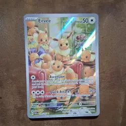 Pokemon Eevee 188/167 Sv06 Twilight Masquerade Illustration Rare Holo Card - Image 1