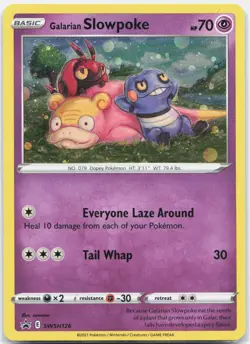 Galarian Slowpoke Promo SWSH: Sword & Shield Promo Cards SWSD Psychic Holofoil S - Image 1