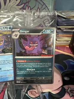 Perfect Order Promo Card Set - Luxray, Gengar, & Aurorus GameStop. Gengar w 🌀 - Image 4