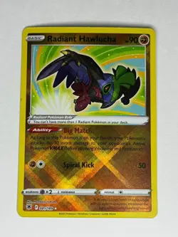 Pokemon Card Astral Radiance Radiant Hawlucha 081/189 Near Mint ✨ - Image 1