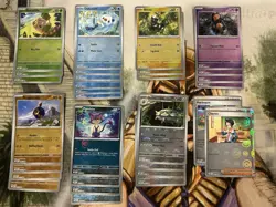 White Flare Poke Ball Reverse Holo Lot of 30 Cards English - NO DUPES - NM/M 🔥 - Image 1
