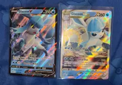 Glaceon v and VSTAR SWSH196-197 Sword & Shield Promo Cards - Image 1