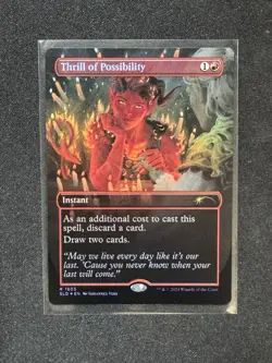 MTG - Thrill of Possibility - SLD Secret Lair Drop Rainbow Foil 1805 Rare - Image 1