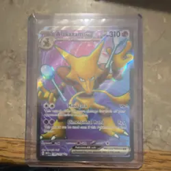 Pokemon Alakazam ex Ultra Rare Holo 188/165 SV Scarlet & Violet 151 310HP Card - Image 1