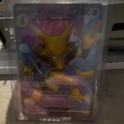Pokemon Alakazam ex Ultra Rare Holo 188/165 SV Scarlet & Violet 151 310HP Card - Image 3