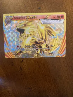Pokemon BREAK Card Set Arcanine, Delphox, Mandibuzz, Machamp, Crobat - Played - Image 2