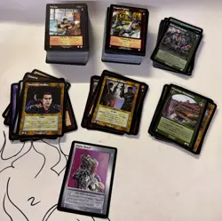 Lot Of (195) Shadowfist CCG Collectible Cards 1995 1996 ARTWORK - Image 1