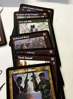 Lot Of (195) Shadowfist CCG Collectible Cards 1995 1996 ARTWORK - Image 4