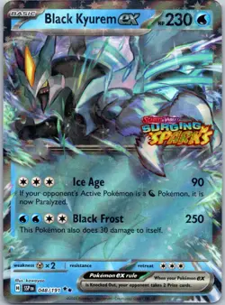 Black Kyurem ex (Stamped) Double Rare Misc Cards & Products 048/191 NM - Image 1