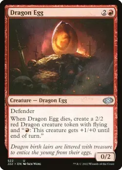 NM Dragon Egg, MTG, Jumpstart 2022, Magic the Gathering, 522 - Image 1