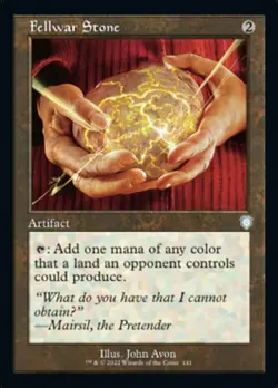 1x Fellwar Stone NM-Mint, English Commander: The Brothers' War MTG Magic - Image 1