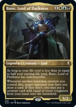 x1 Bane, Lord of Darkness - Foil Etched R MTG Commander Legends: Battle for Bald - Image 1