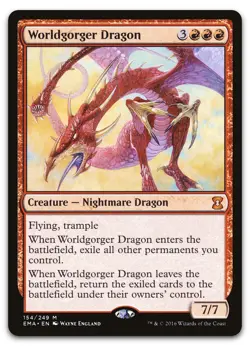 Worldgorger Dragon #154 (LP) Eternal Masters EMA Magic MTG - Image 1
